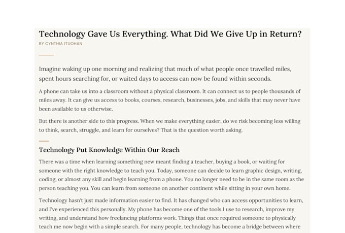 write engaging blog articles